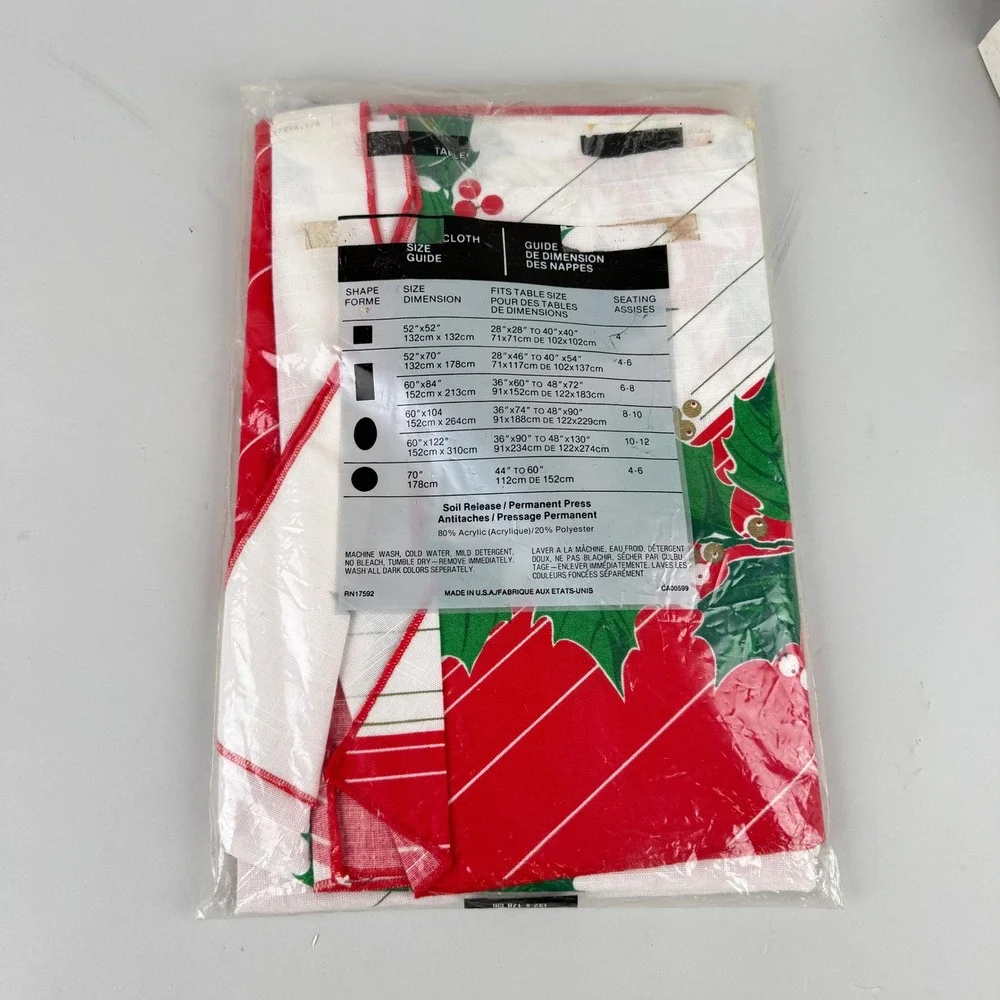 Holiday at Home Christmas‎ Tablecloth Rectangle 52